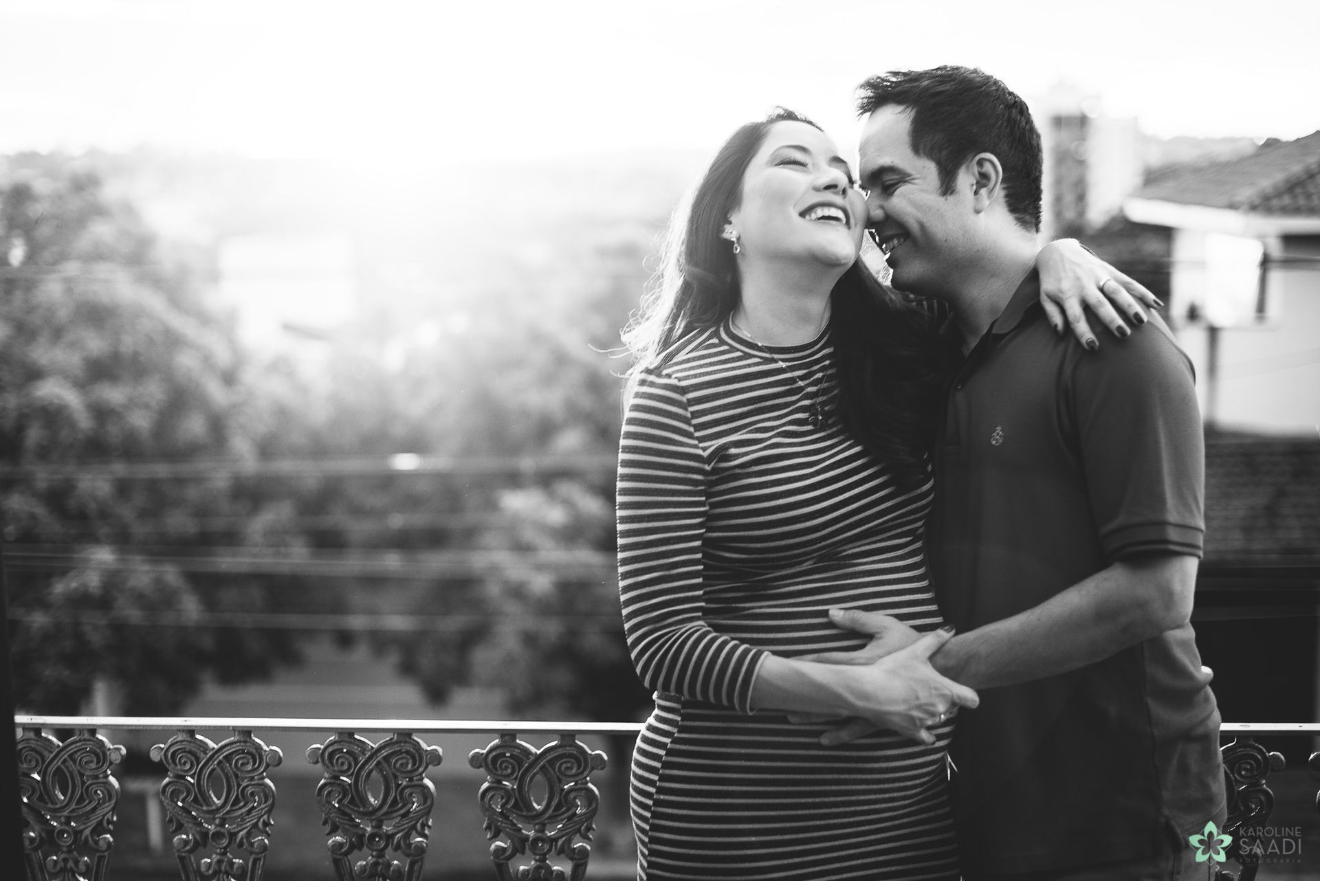 Foto Ensaio Gestacional - Externo e a Domicílio - Ana e Guilherme - Ribeirão Preto - SP - Imagem 33