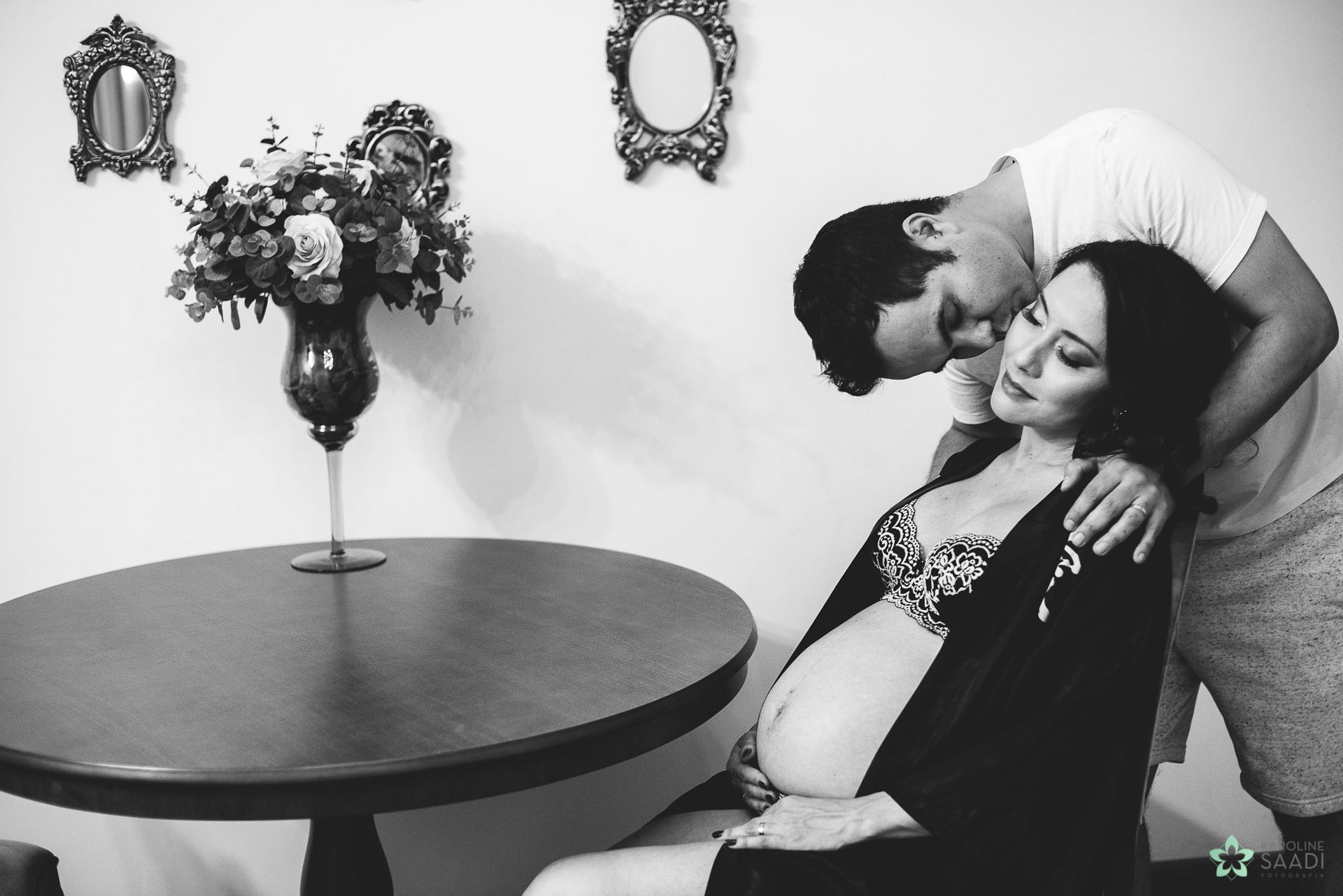 Foto Ensaio Gestacional - Externo e a Domicílio - Ana e Guilherme - Ribeirão Preto - SP - Imagem 43