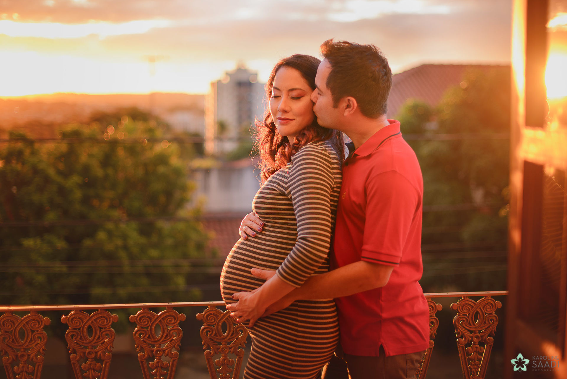 Foto Ensaio Gestacional - Externo e a Domicílio - Ana e Guilherme - Ribeirão Preto - SP - Imagem 31