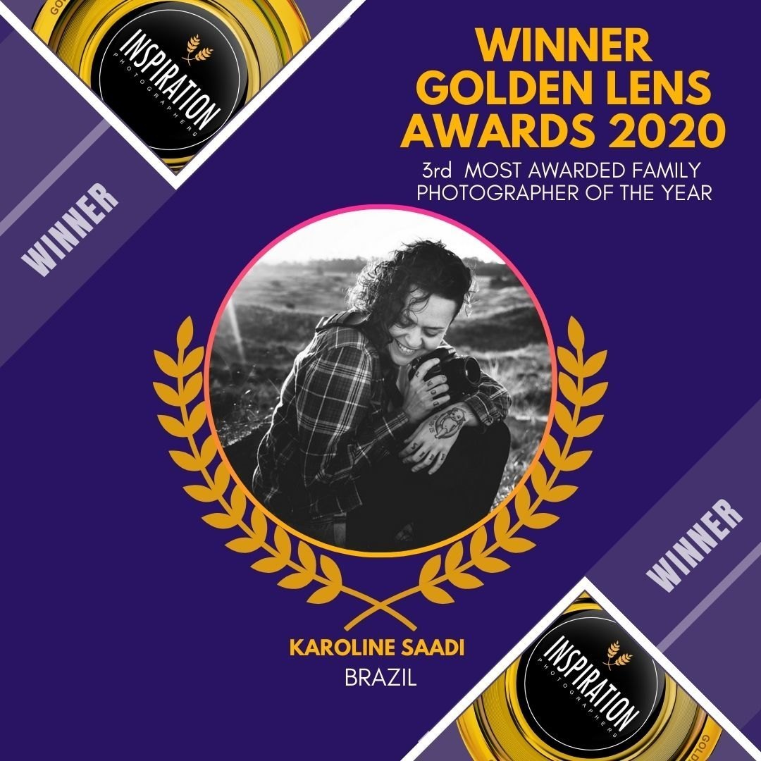 Golden Lens Awards 2020 - 3ª Fotógrafa Mais Premiada do Ano - Ribeirão Preto - SP
